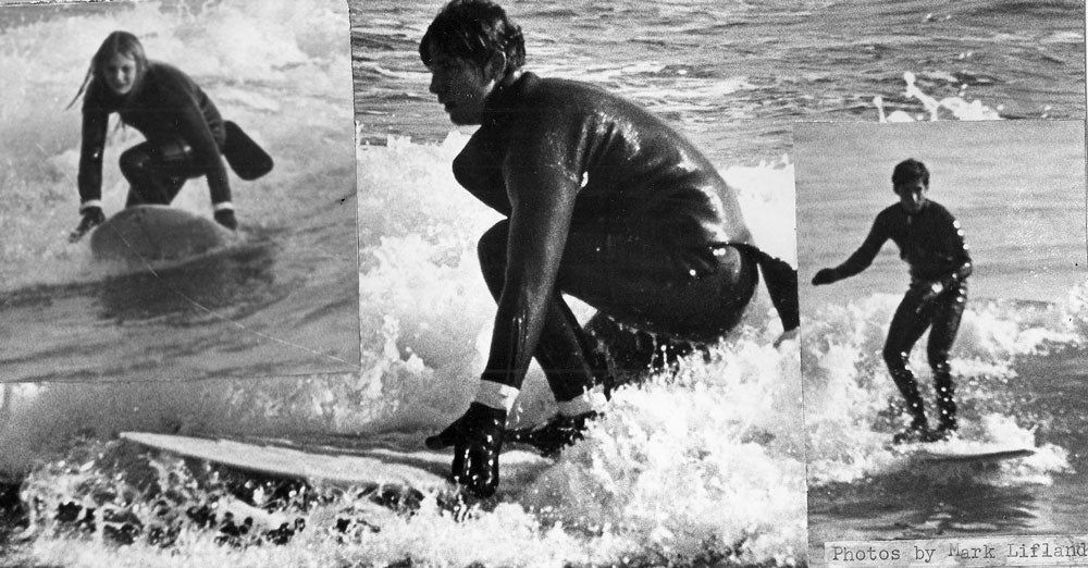 Photos of the URI surf team, 1968
