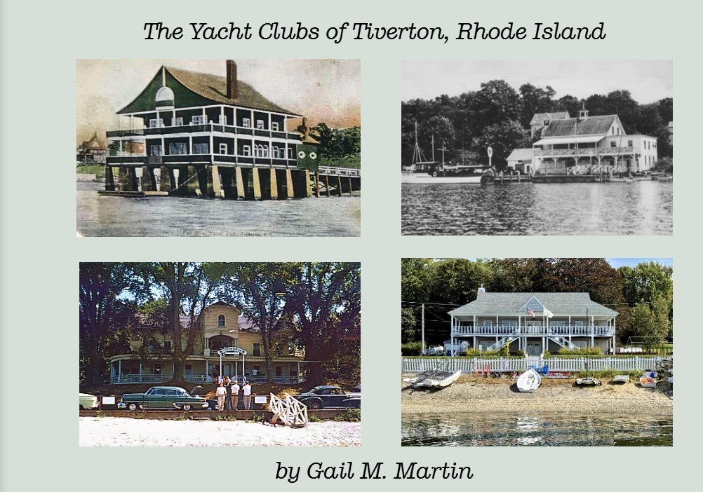 Book cover: The Yacht Clubs of Tiverton, Rhode Island