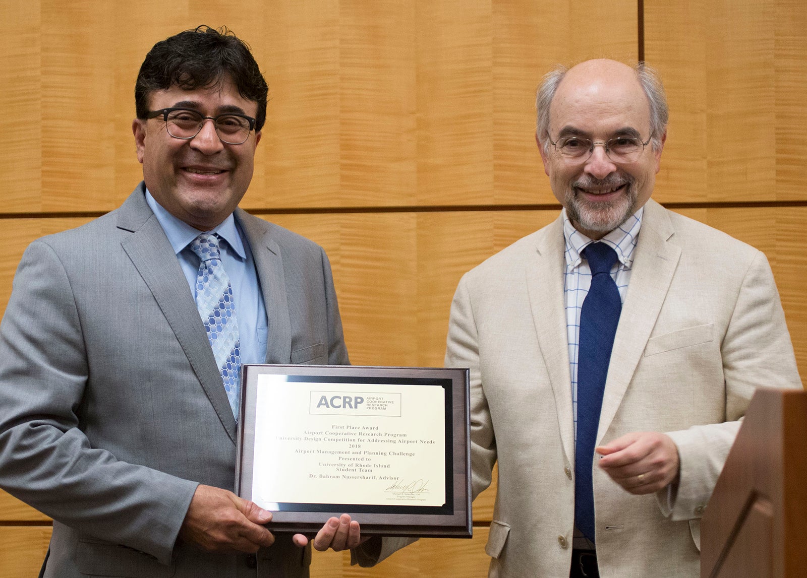 Bahram Nassersharif and Larry Goldstein