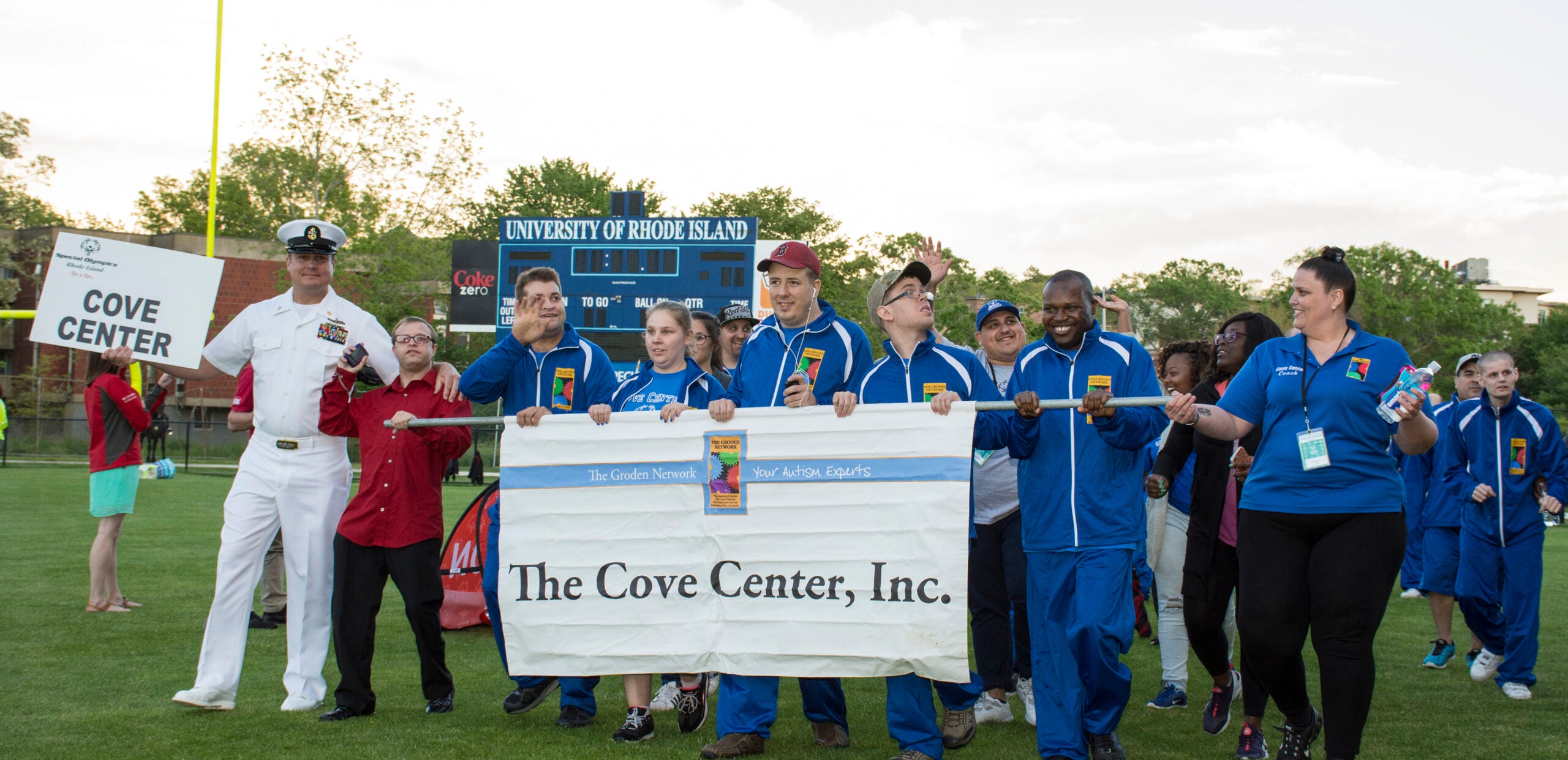 Athletes form The Cove Center