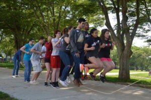 Students Jump Rope