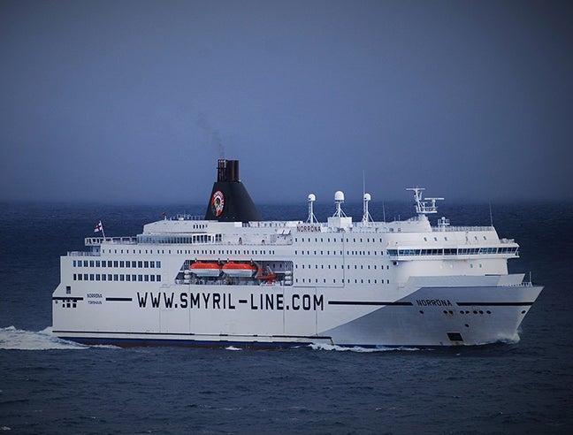 The high-seas ferry MS Norröna