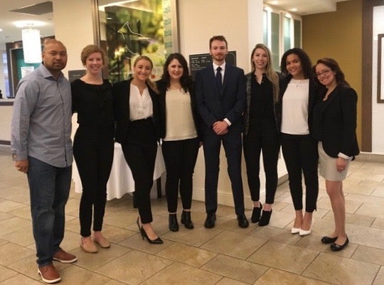 Graduate and undergraduate students competed at the 2nd Tri State Case Competition and Career Summit
