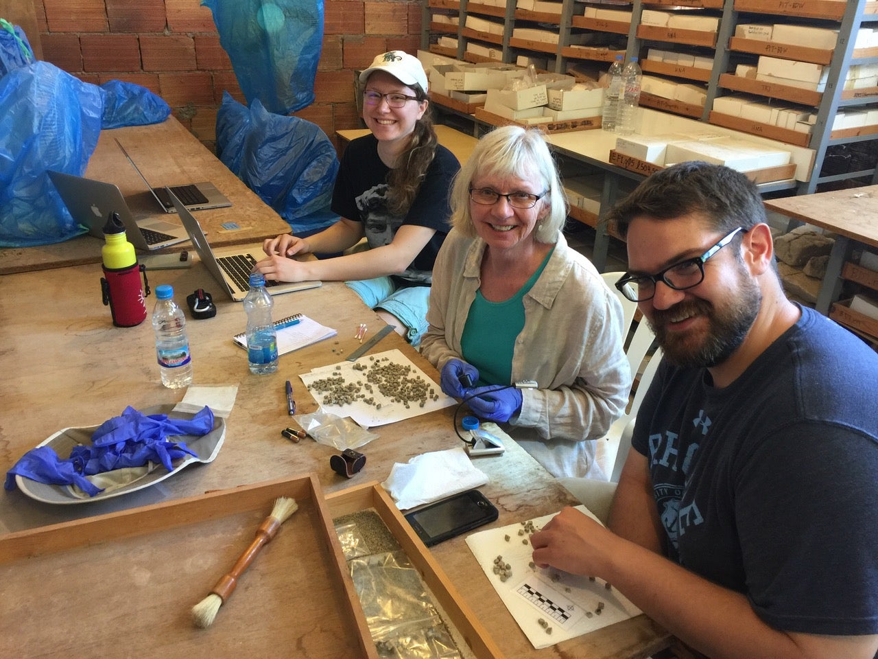 Ann Terry with Kira Wencek and Wesley Hale