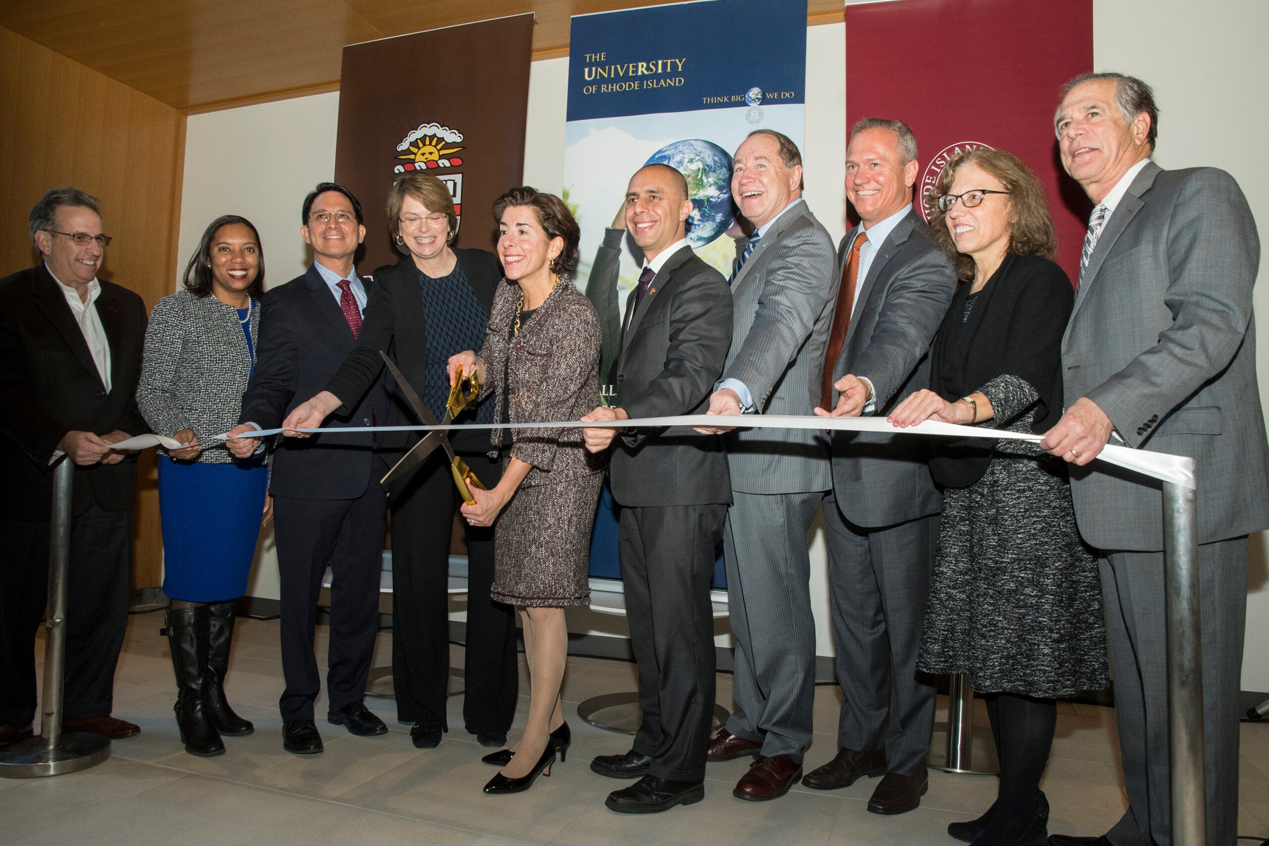 ribbon-cutting ceremony at the Rhode Island Nursing Education Center.