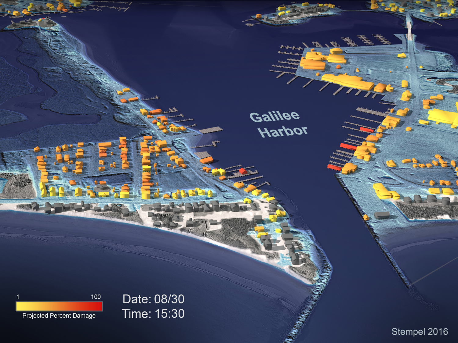 Hurricane impact illustration