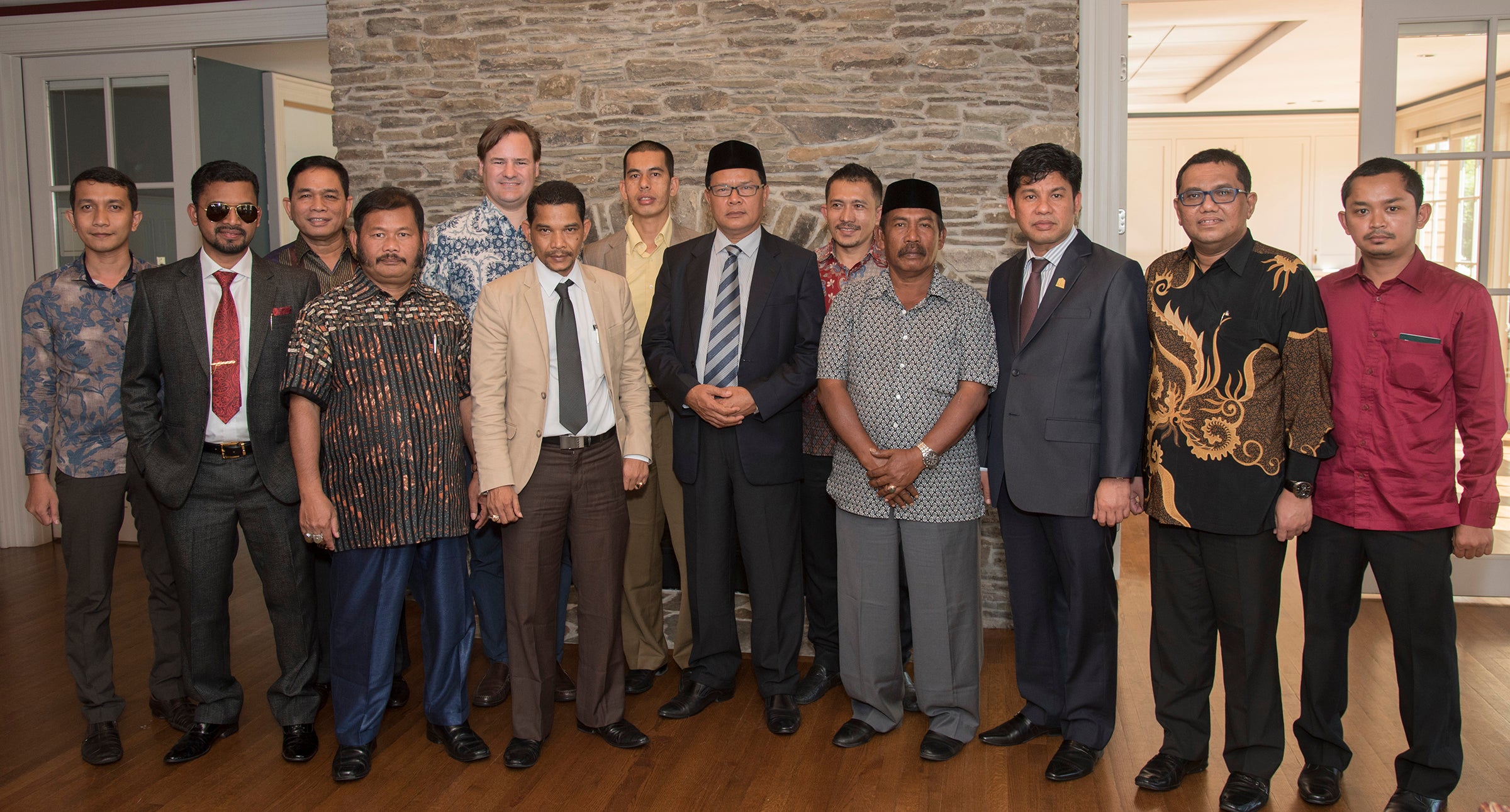 Indonesian dignitaries, Aceh Province