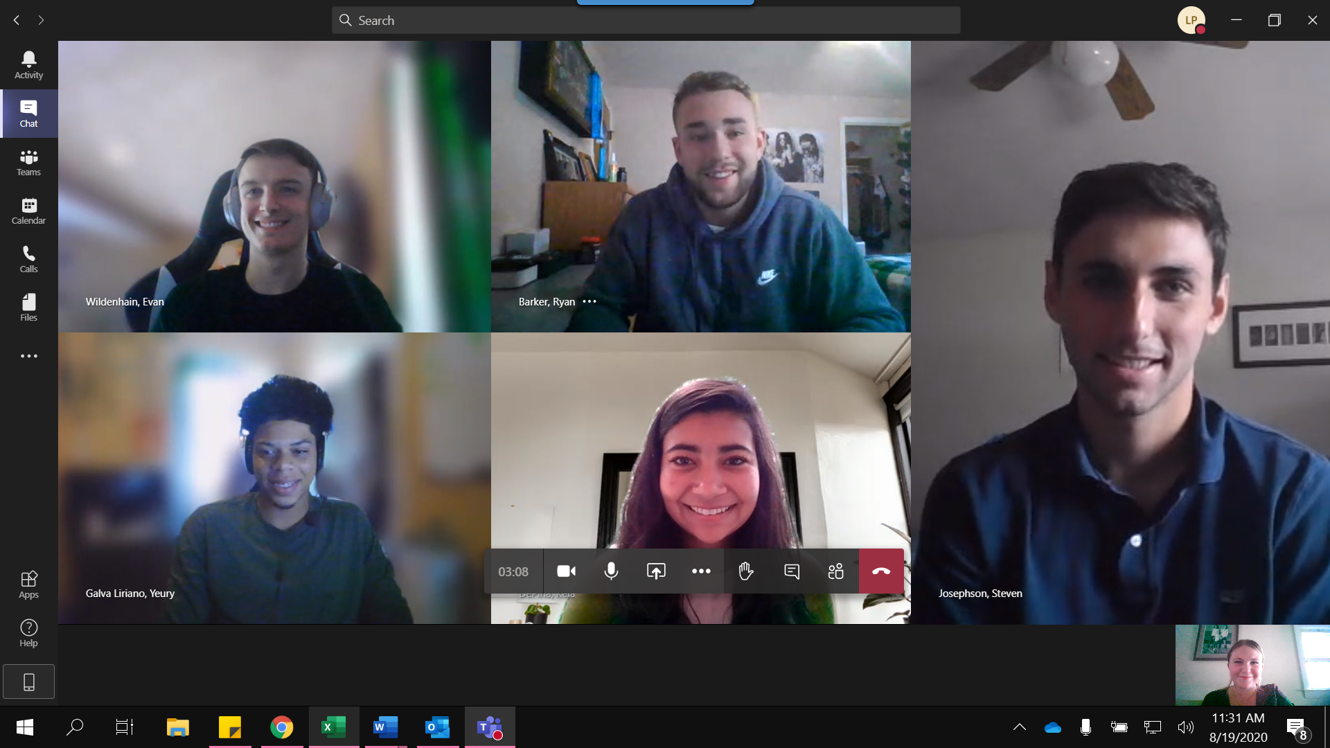 URI students interning remotely at FM Global