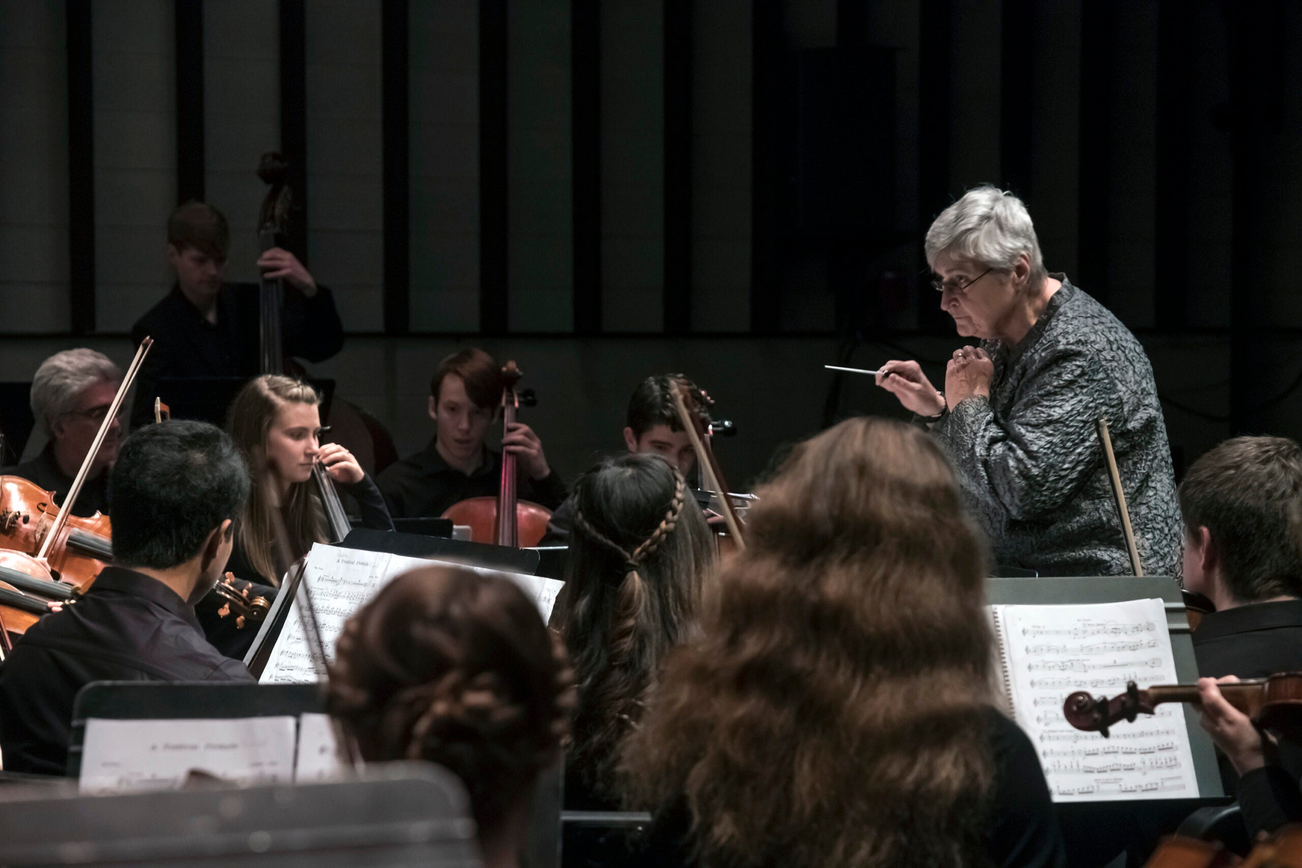 Ann Danis conducts