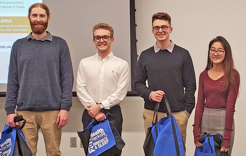 The first-place iSee team
