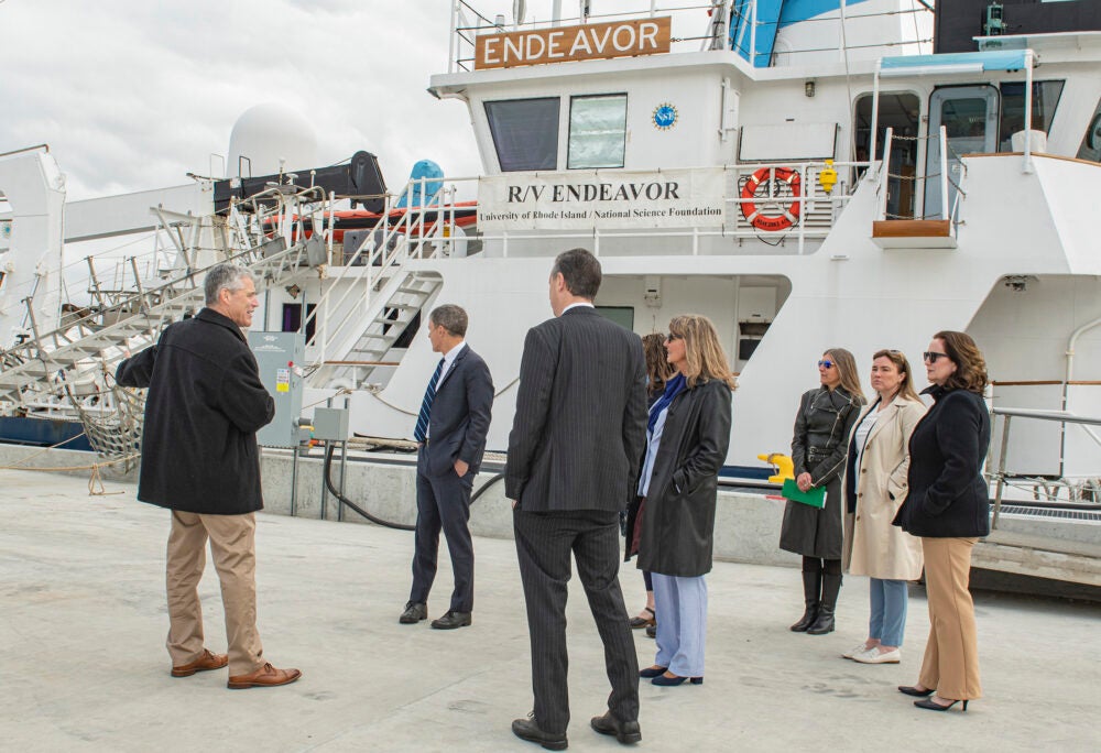 Ribbon-cutting for new pier at URI’s Narragansett Bay Campus ushers in ...