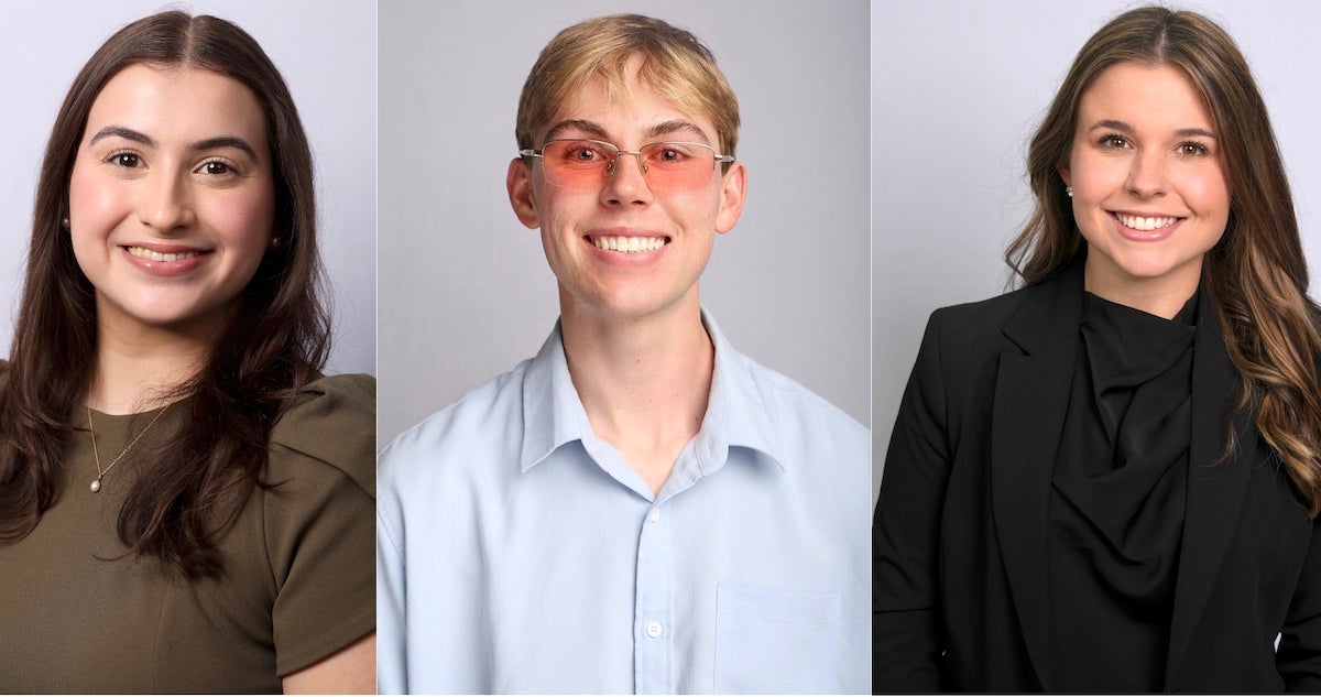 Kayla Aquilante, J.T. Berard-Moore, and Emma Brouillette