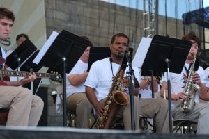 URI Jazz Band at Newport Jazz Festival