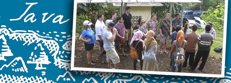 URI Students in Indonesia during Winter J Term