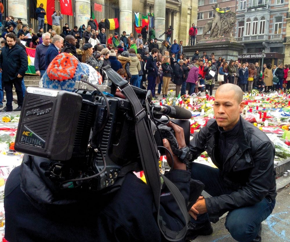 CBS correspondent Vladimir Duthiers in Brussels