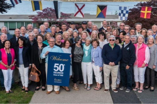 Alumni gather for a 50 year reunion