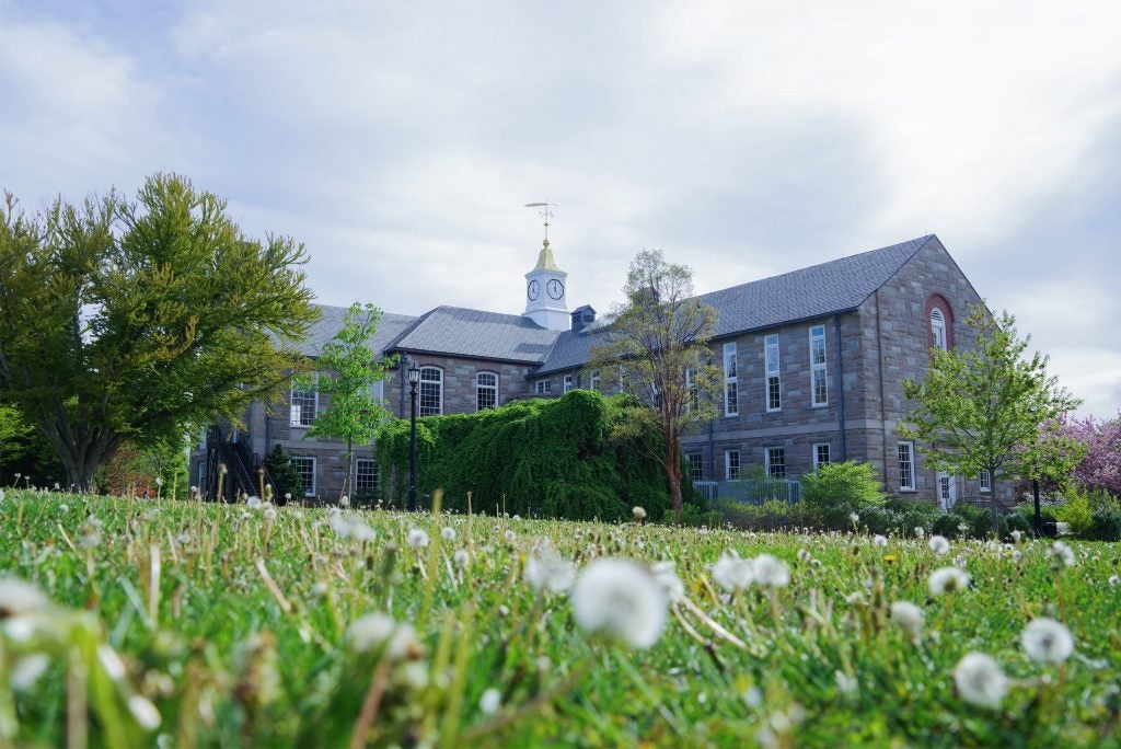 Green Hall in the spring