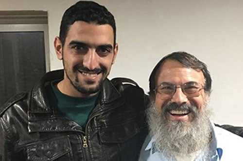 Shadi Abu Awwad and Rabbi Hanan Schlesinger