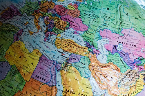 world map detail