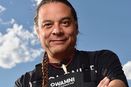 Chef Sean Sherman Honors Colloquium speaker on Indigenous Food Systems