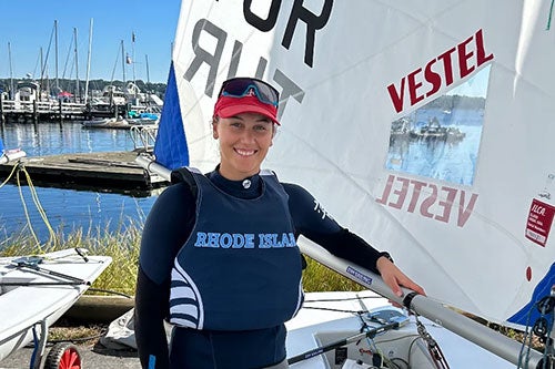 Okyanus Arikan member of URI Sailing Club
