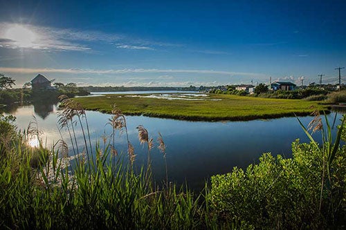 inlet along the coast