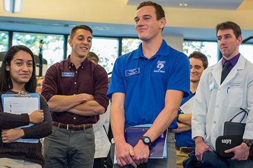 group of students in the College of Health Sciences