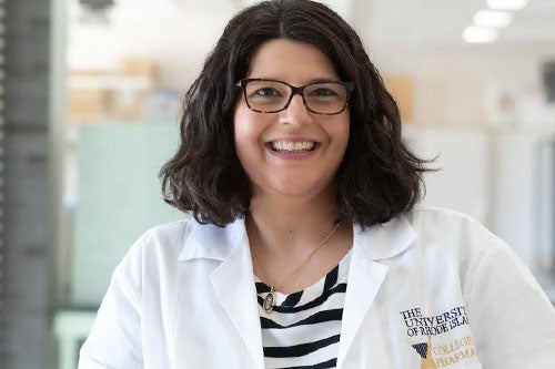 College of Pharmacy professor Jaime Ross in the lab