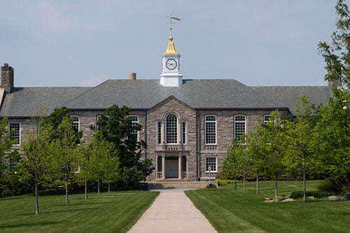 Front entrance to URI Green Hall