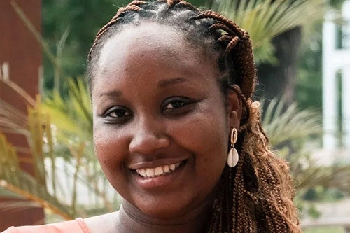 Assistant professor of Africana Studies poet Afia Ansong
